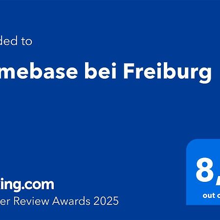 Homebase Bei Freiburg March Zewnętrze zdjęcie